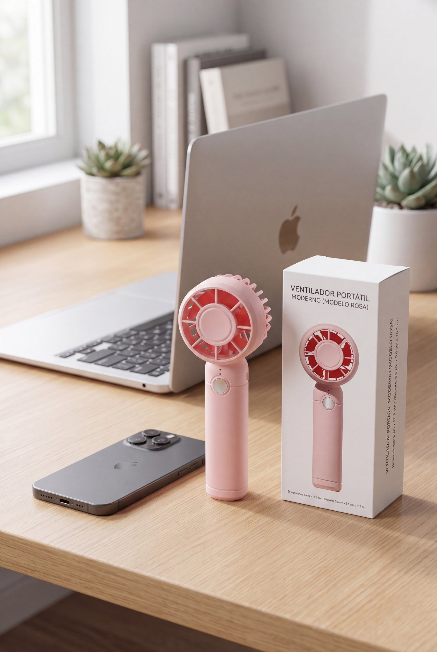 Mini Ventilador Portátil Recargable - Brisa Marina