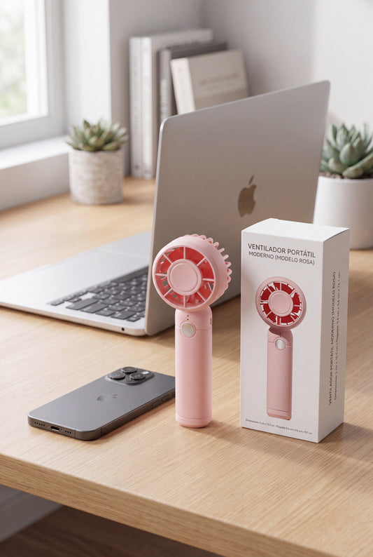 Mini Ventilador Portátil Recargable - Brisa Marina